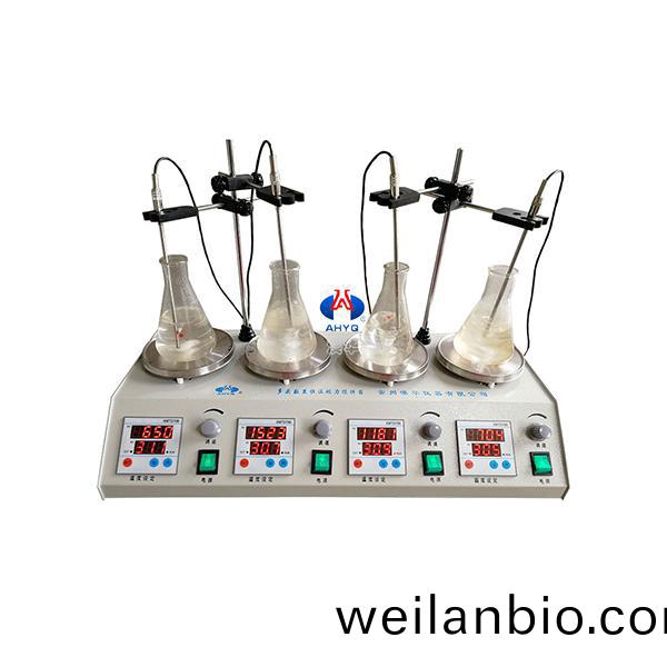 HJ-4B四(si)位雙數(shu)顯(xian)恆溫(wen)磁力攪拌(ban)器