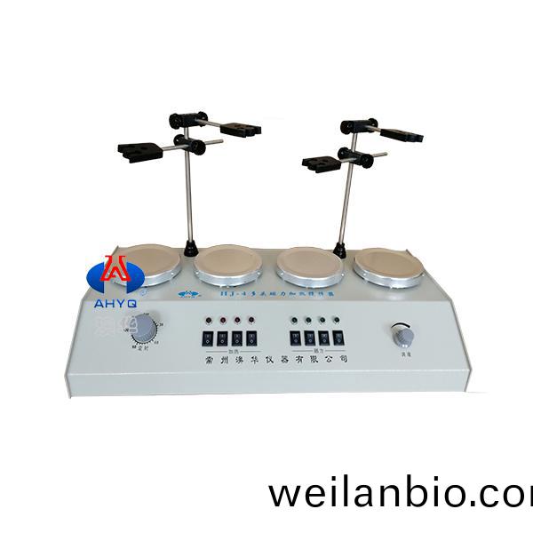 HJ-4多(duo)頭磁(ci)力加熱攪(jiao)拌器(qi)