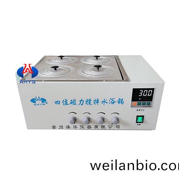 HJ-A4四位磁力(li)攪(jiao)拌(ban)數(shu)顯恆(heng)溫水(shui)浴(yu)鍋(guo)